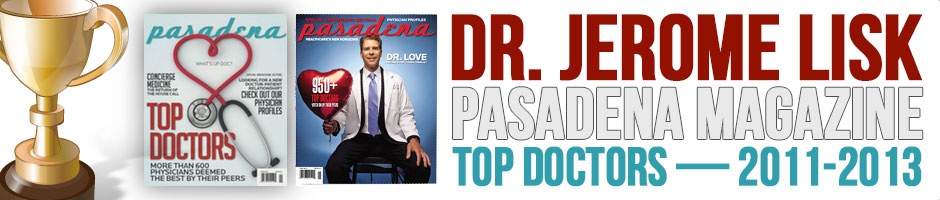 Dr. Jerome Lisk Winner Pasadena Top Doc 2011, 2012, and 2013